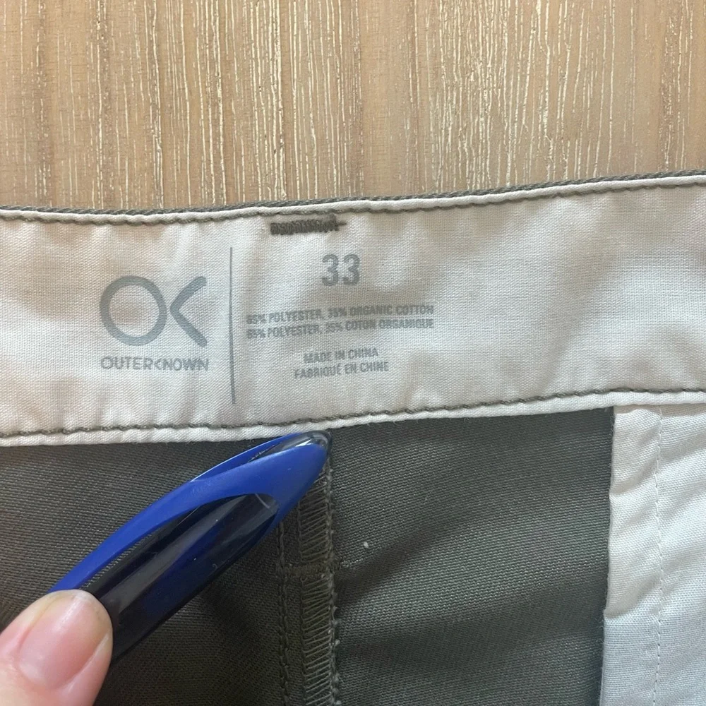 Outerknown Olive Green Shorts - Picture 6 of 8